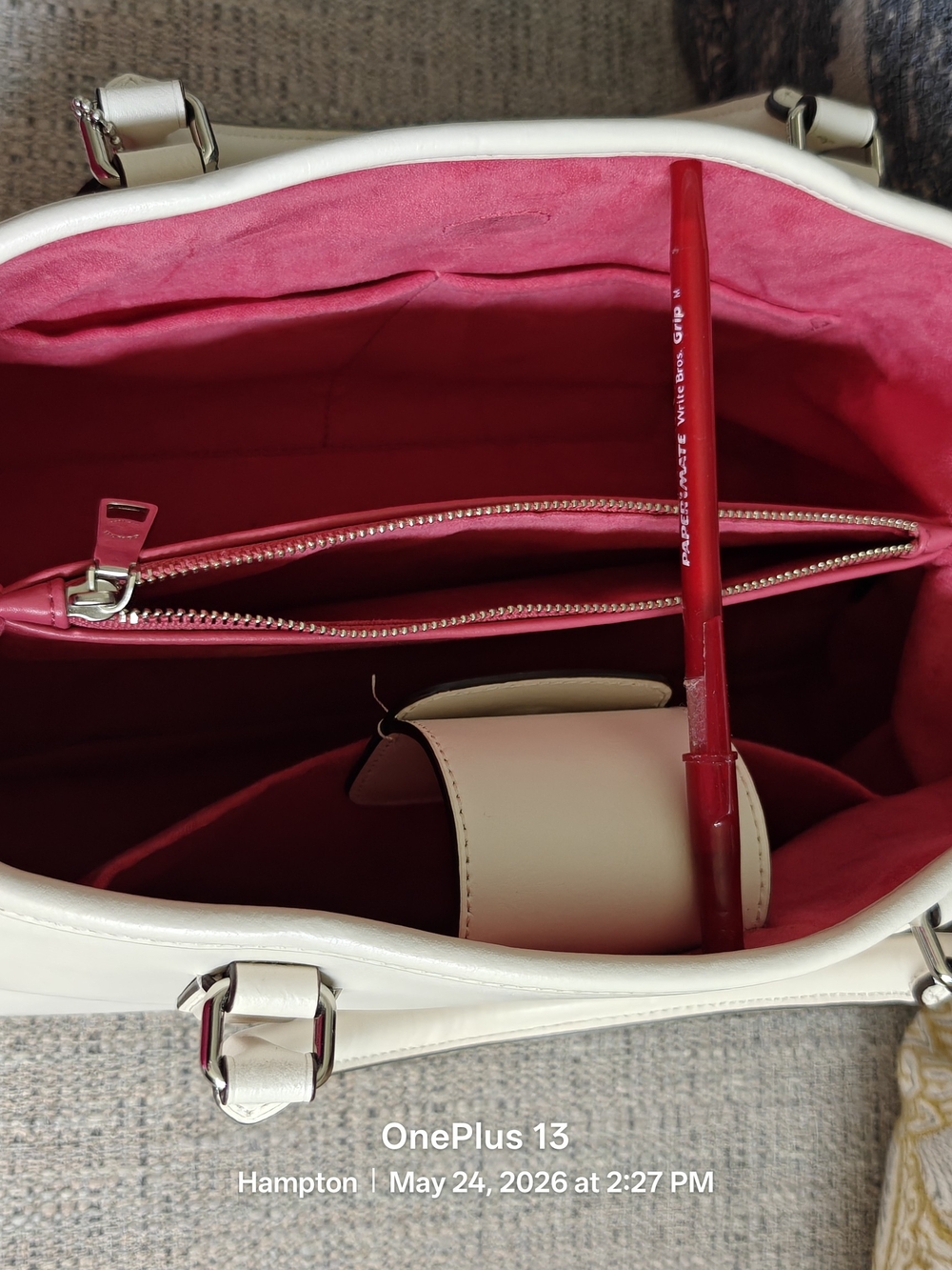 Coach Margot Carryall Pink Posey & Chalk Multi & Accessories - Picture 3 of 11